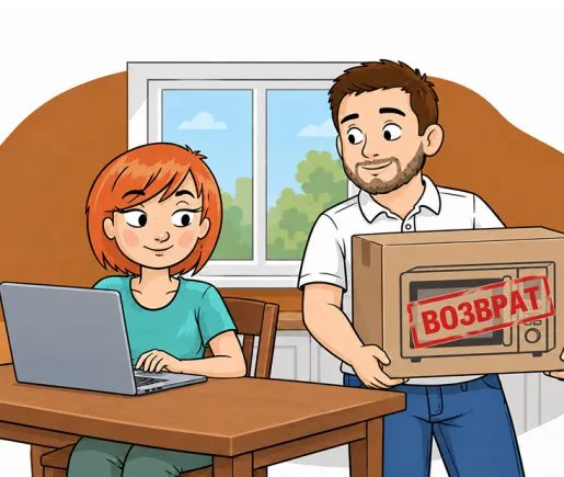 Как вернуть бытовую технику в магазин
