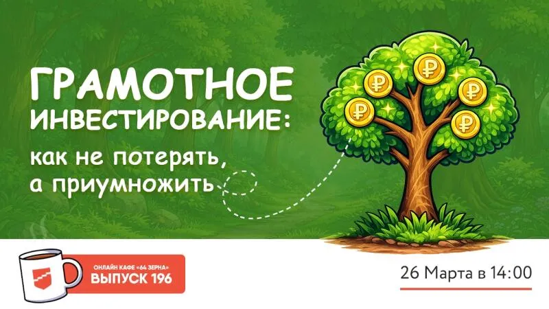 "Грамотное инвестирование: как не потерять а приумножить" с участием преподавателя РЦФГ Перепелица С.В.